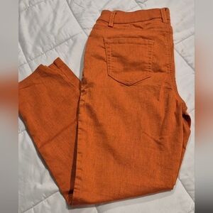 K Jordan Vibrant Orange Skinny Jeans